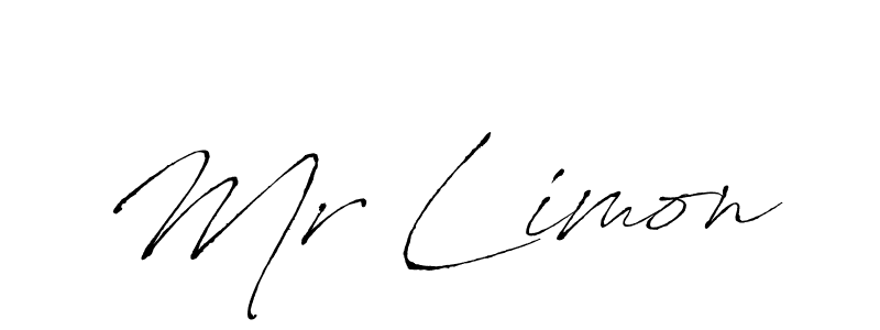 Design your own signature with our free online signature maker. With this signature software, you can create a handwritten (Antro_Vectra) signature for name Mr Limon. Mr Limon signature style 6 images and pictures png