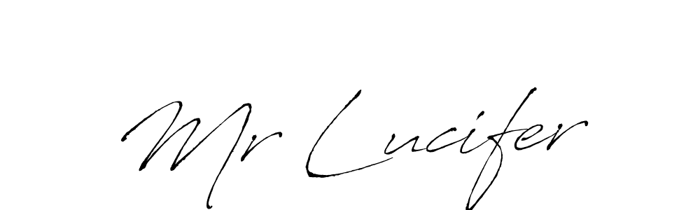 Also we have Mr Lucifer name is the best signature style. Create professional handwritten signature collection using Antro_Vectra autograph style. Mr Lucifer signature style 6 images and pictures png