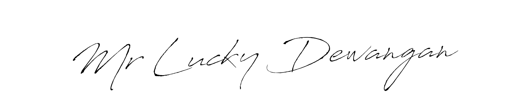 Make a beautiful signature design for name Mr Lucky Dewangan. Use this online signature maker to create a handwritten signature for free. Mr Lucky Dewangan signature style 6 images and pictures png