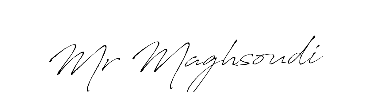 Use a signature maker to create a handwritten signature online. With this signature software, you can design (Antro_Vectra) your own signature for name Mr Maghsoudi. Mr Maghsoudi signature style 6 images and pictures png