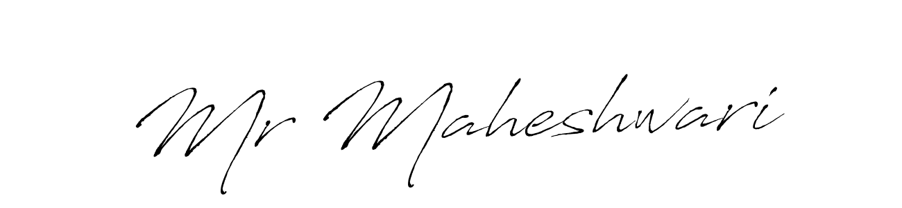 Design your own signature with our free online signature maker. With this signature software, you can create a handwritten (Antro_Vectra) signature for name Mr Maheshwari. Mr Maheshwari signature style 6 images and pictures png
