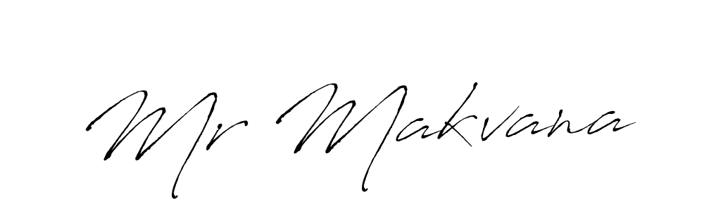 Use a signature maker to create a handwritten signature online. With this signature software, you can design (Antro_Vectra) your own signature for name Mr Makvana. Mr Makvana signature style 6 images and pictures png