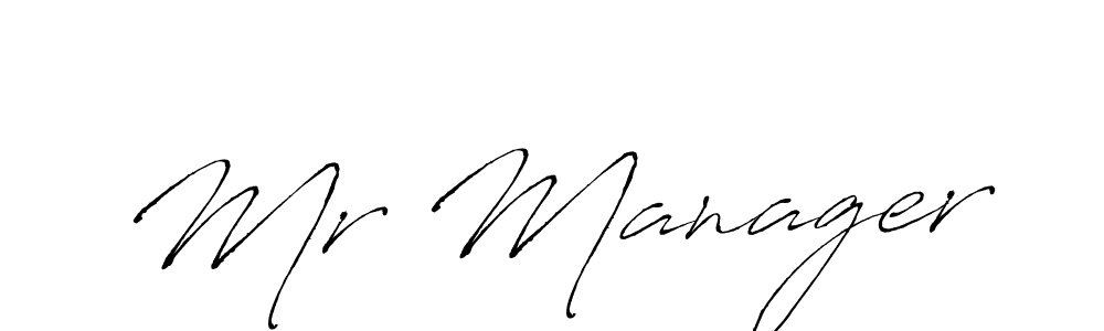You should practise on your own different ways (Antro_Vectra) to write your name (Mr Manager) in signature. don't let someone else do it for you. Mr Manager signature style 6 images and pictures png