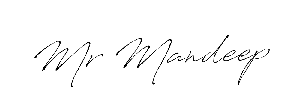 Use a signature maker to create a handwritten signature online. With this signature software, you can design (Antro_Vectra) your own signature for name Mr Mandeep. Mr Mandeep signature style 6 images and pictures png