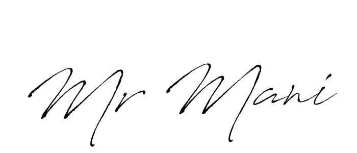 It looks lik you need a new signature style for name Mr Mani. Design unique handwritten (Antro_Vectra) signature with our free signature maker in just a few clicks. Mr Mani signature style 6 images and pictures png