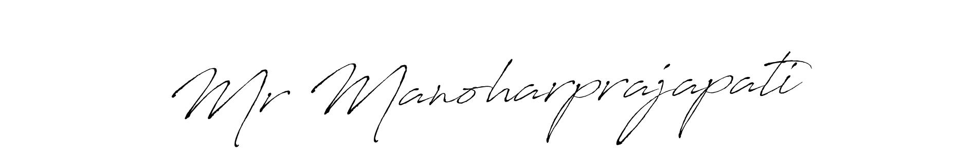 The best way (Antro_Vectra) to make a short signature is to pick only two or three words in your name. The name Mr Manoharprajapati include a total of six letters. For converting this name. Mr Manoharprajapati signature style 6 images and pictures png