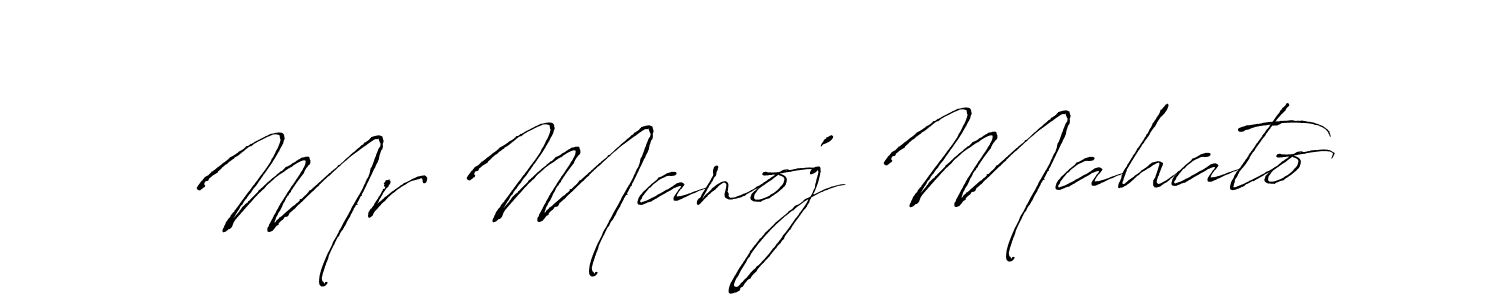 Similarly Antro_Vectra is the best handwritten signature design. Signature creator online .You can use it as an online autograph creator for name Mr Manoj Mahato. Mr Manoj Mahato signature style 6 images and pictures png
