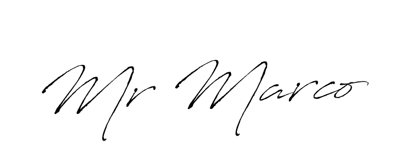 Use a signature maker to create a handwritten signature online. With this signature software, you can design (Antro_Vectra) your own signature for name Mr Marco. Mr Marco signature style 6 images and pictures png