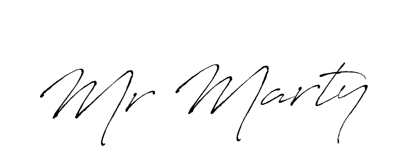 Design your own signature with our free online signature maker. With this signature software, you can create a handwritten (Antro_Vectra) signature for name Mr Marty. Mr Marty signature style 6 images and pictures png