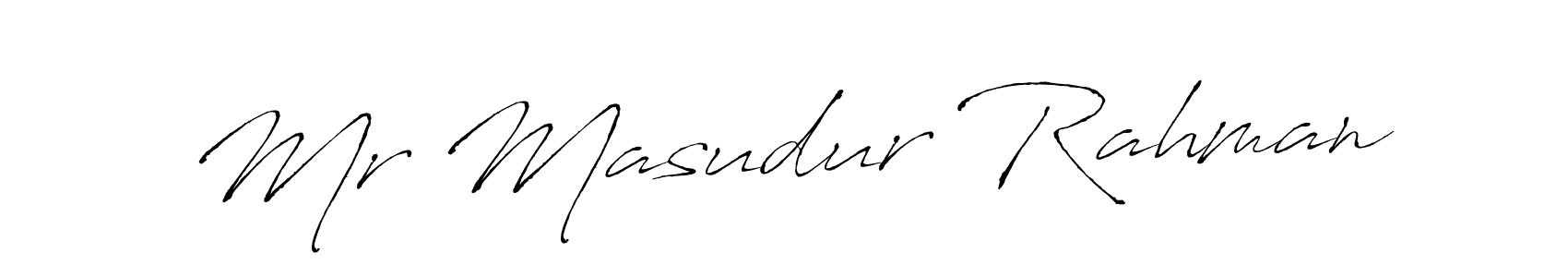Mr Masudur Rahman stylish signature style. Best Handwritten Sign (Antro_Vectra) for my name. Handwritten Signature Collection Ideas for my name Mr Masudur Rahman. Mr Masudur Rahman signature style 6 images and pictures png