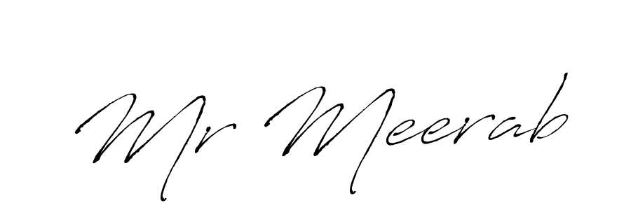 Mr Meerab stylish signature style. Best Handwritten Sign (Antro_Vectra) for my name. Handwritten Signature Collection Ideas for my name Mr Meerab. Mr Meerab signature style 6 images and pictures png
