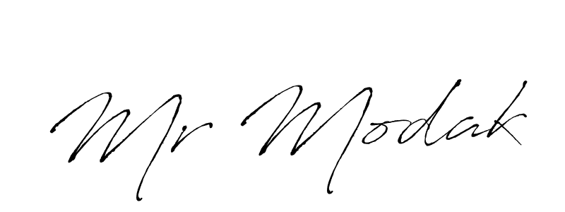 Design your own signature with our free online signature maker. With this signature software, you can create a handwritten (Antro_Vectra) signature for name Mr Modak. Mr Modak signature style 6 images and pictures png