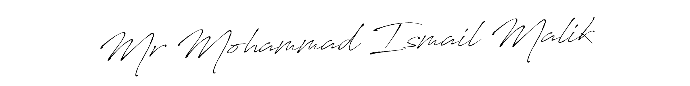 Also we have Mr Mohammad Ismail Malik name is the best signature style. Create professional handwritten signature collection using Antro_Vectra autograph style. Mr Mohammad Ismail Malik signature style 6 images and pictures png