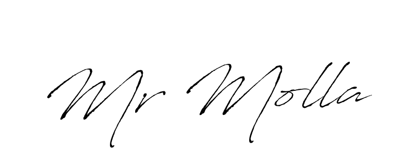 You should practise on your own different ways (Antro_Vectra) to write your name (Mr Molla) in signature. don't let someone else do it for you. Mr Molla signature style 6 images and pictures png