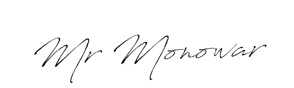 It looks lik you need a new signature style for name Mr Monowar. Design unique handwritten (Antro_Vectra) signature with our free signature maker in just a few clicks. Mr Monowar signature style 6 images and pictures png