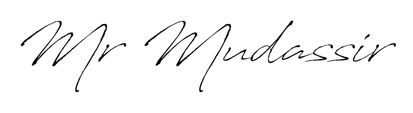 How to Draw Mr Mudassir signature style? Antro_Vectra is a latest design signature styles for name Mr Mudassir. Mr Mudassir signature style 6 images and pictures png