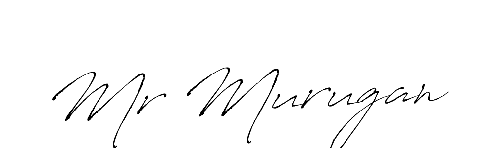 Design your own signature with our free online signature maker. With this signature software, you can create a handwritten (Antro_Vectra) signature for name Mr Murugan. Mr Murugan signature style 6 images and pictures png