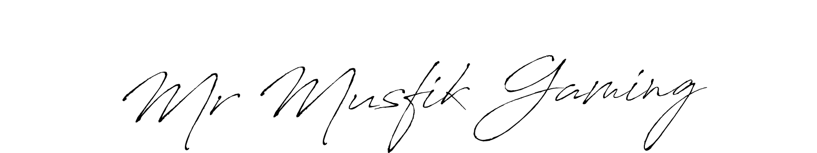 Also we have Mr Musfik Gaming name is the best signature style. Create professional handwritten signature collection using Antro_Vectra autograph style. Mr Musfik Gaming signature style 6 images and pictures png