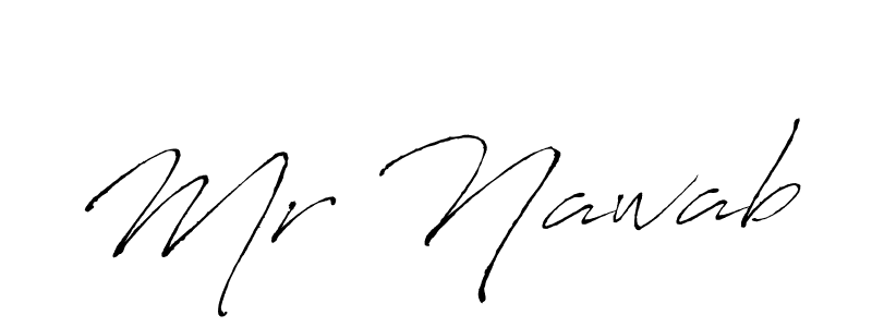 Also we have Mr Nawab name is the best signature style. Create professional handwritten signature collection using Antro_Vectra autograph style. Mr Nawab signature style 6 images and pictures png