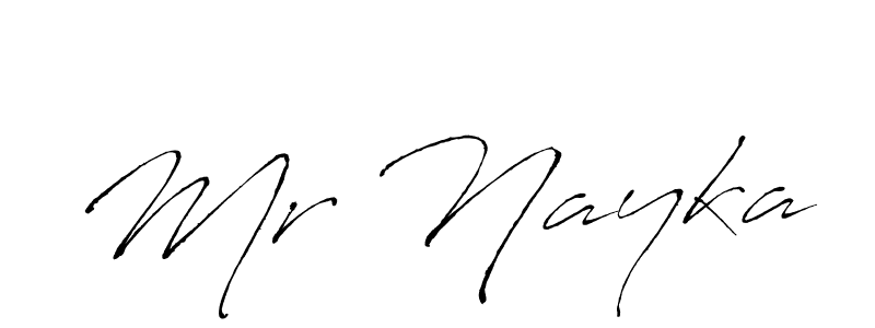 You can use this online signature creator to create a handwritten signature for the name Mr Nayka. This is the best online autograph maker. Mr Nayka signature style 6 images and pictures png