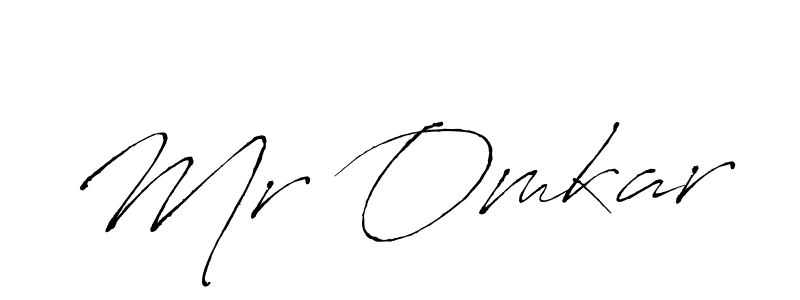 Make a beautiful signature design for name Mr Omkar. With this signature (Antro_Vectra) style, you can create a handwritten signature for free. Mr Omkar signature style 6 images and pictures png