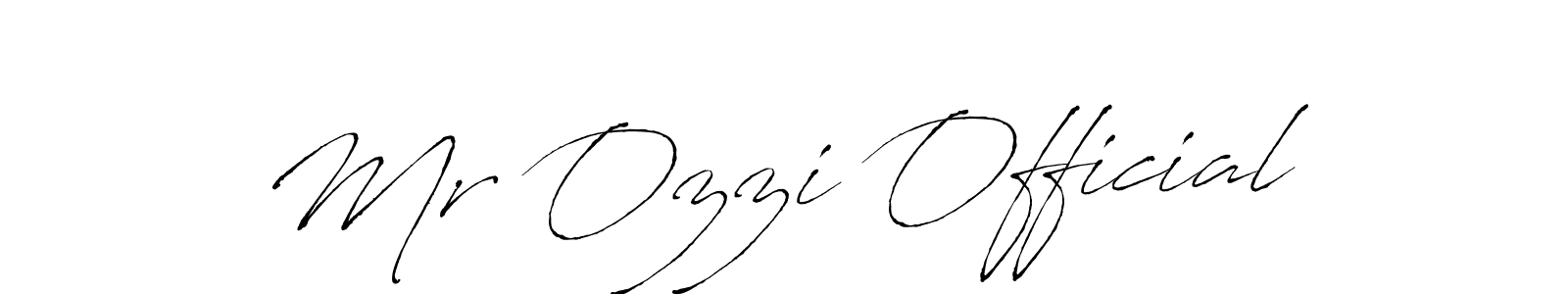 Similarly Antro_Vectra is the best handwritten signature design. Signature creator online .You can use it as an online autograph creator for name Mr Ozzi Official. Mr Ozzi Official signature style 6 images and pictures png