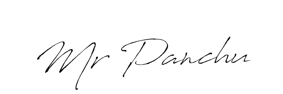 Use a signature maker to create a handwritten signature online. With this signature software, you can design (Antro_Vectra) your own signature for name Mr Panchu. Mr Panchu signature style 6 images and pictures png