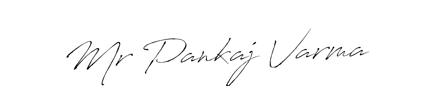 Make a beautiful signature design for name Mr Pankaj Varma. With this signature (Antro_Vectra) style, you can create a handwritten signature for free. Mr Pankaj Varma signature style 6 images and pictures png