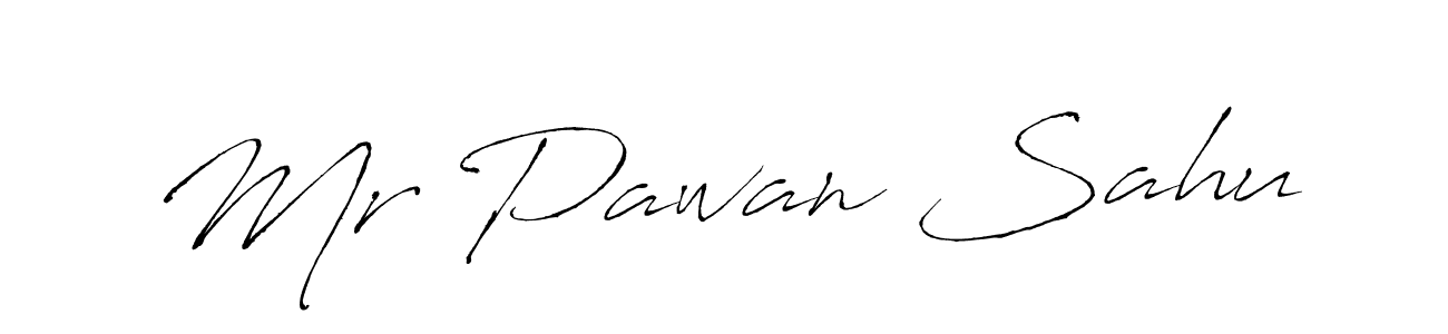 Create a beautiful signature design for name Mr Pawan Sahu. With this signature (Antro_Vectra) fonts, you can make a handwritten signature for free. Mr Pawan Sahu signature style 6 images and pictures png