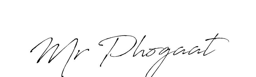 Mr Phogaat stylish signature style. Best Handwritten Sign (Antro_Vectra) for my name. Handwritten Signature Collection Ideas for my name Mr Phogaat. Mr Phogaat signature style 6 images and pictures png