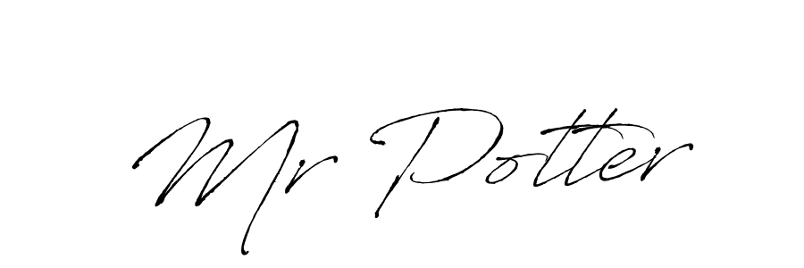 You should practise on your own different ways (Antro_Vectra) to write your name (Mr Potter) in signature. don't let someone else do it for you. Mr Potter signature style 6 images and pictures png
