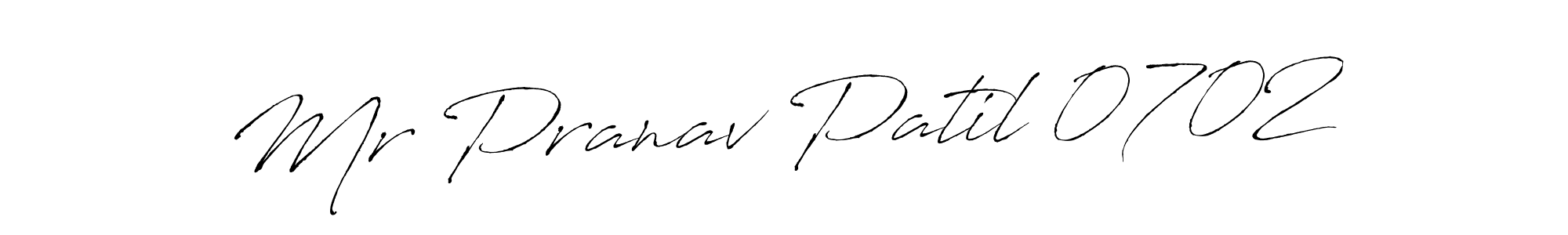 How to make Mr Pranav Patil 0702 signature? Antro_Vectra is a professional autograph style. Create handwritten signature for Mr Pranav Patil 0702 name. Mr Pranav Patil 0702 signature style 6 images and pictures png