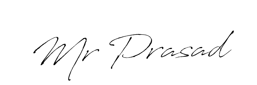 Use a signature maker to create a handwritten signature online. With this signature software, you can design (Antro_Vectra) your own signature for name Mr Prasad. Mr Prasad signature style 6 images and pictures png