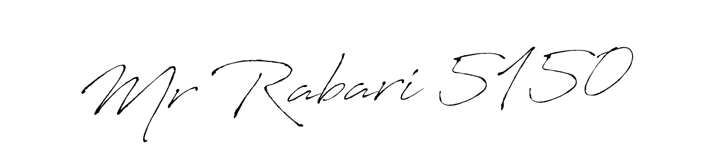 Design your own signature with our free online signature maker. With this signature software, you can create a handwritten (Antro_Vectra) signature for name Mr Rabari 5150. Mr Rabari 5150 signature style 6 images and pictures png