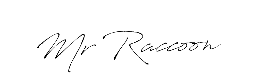 How to make Mr Raccoon name signature. Use Antro_Vectra style for creating short signs online. This is the latest handwritten sign. Mr Raccoon signature style 6 images and pictures png