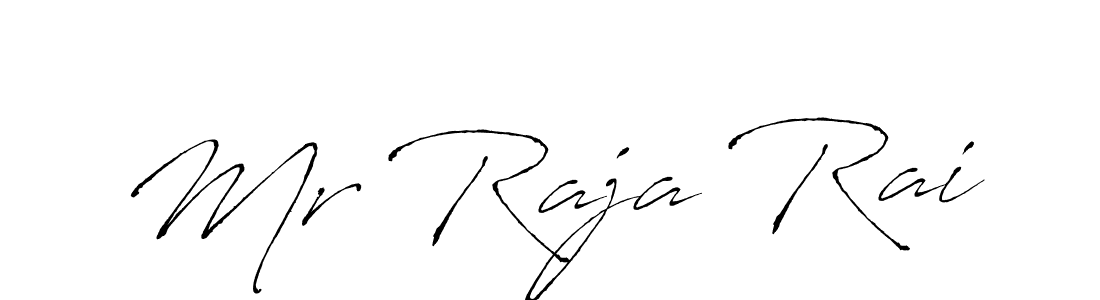 How to make Mr Raja Rai name signature. Use Antro_Vectra style for creating short signs online. This is the latest handwritten sign. Mr Raja Rai signature style 6 images and pictures png