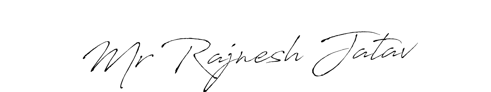 Make a beautiful signature design for name Mr Rajnesh Jatav. With this signature (Antro_Vectra) style, you can create a handwritten signature for free. Mr Rajnesh Jatav signature style 6 images and pictures png