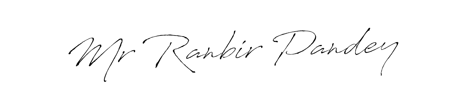 Also we have Mr Ranbir Pandey name is the best signature style. Create professional handwritten signature collection using Antro_Vectra autograph style. Mr Ranbir Pandey signature style 6 images and pictures png