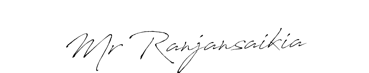 Also we have Mr Ranjansaikia name is the best signature style. Create professional handwritten signature collection using Antro_Vectra autograph style. Mr Ranjansaikia signature style 6 images and pictures png