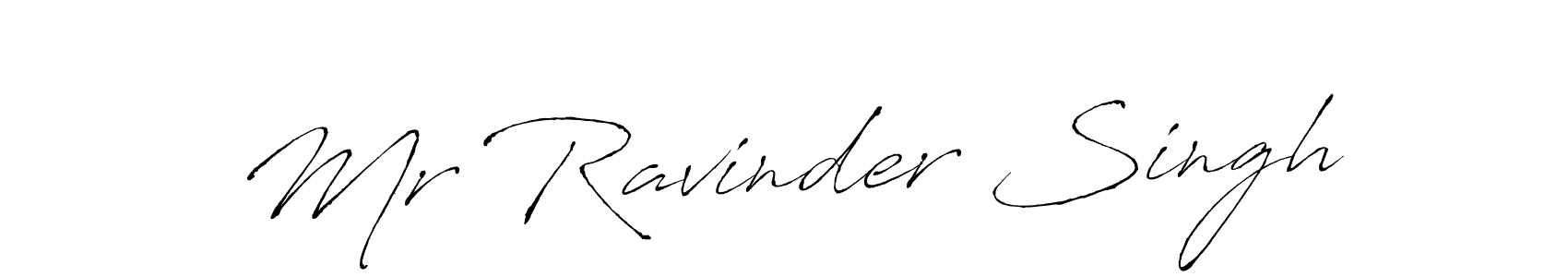 Also we have Mr Ravinder Singh name is the best signature style. Create professional handwritten signature collection using Antro_Vectra autograph style. Mr Ravinder Singh signature style 6 images and pictures png