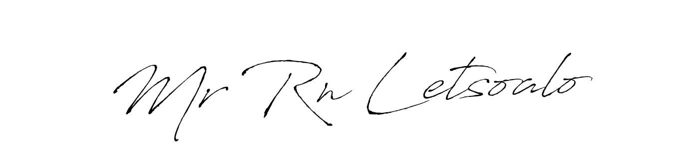 Also we have Mr Rn Letsoalo name is the best signature style. Create professional handwritten signature collection using Antro_Vectra autograph style. Mr Rn Letsoalo signature style 6 images and pictures png