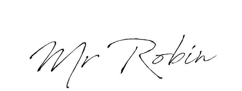 Mr Robin stylish signature style. Best Handwritten Sign (Antro_Vectra) for my name. Handwritten Signature Collection Ideas for my name Mr Robin. Mr Robin signature style 6 images and pictures png