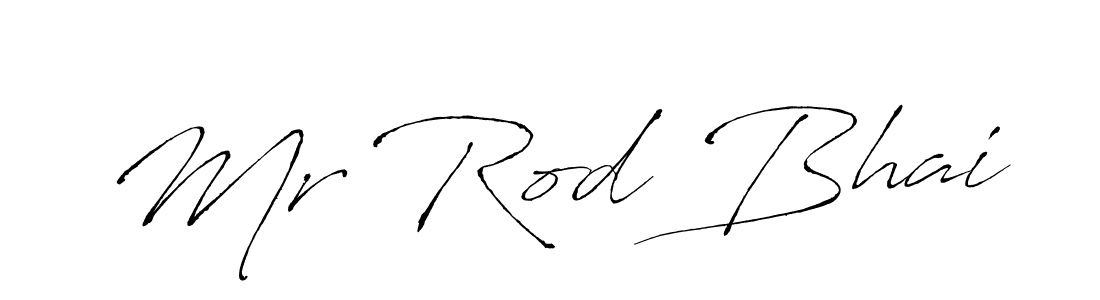 Use a signature maker to create a handwritten signature online. With this signature software, you can design (Antro_Vectra) your own signature for name Mr Rod Bhai. Mr Rod Bhai signature style 6 images and pictures png