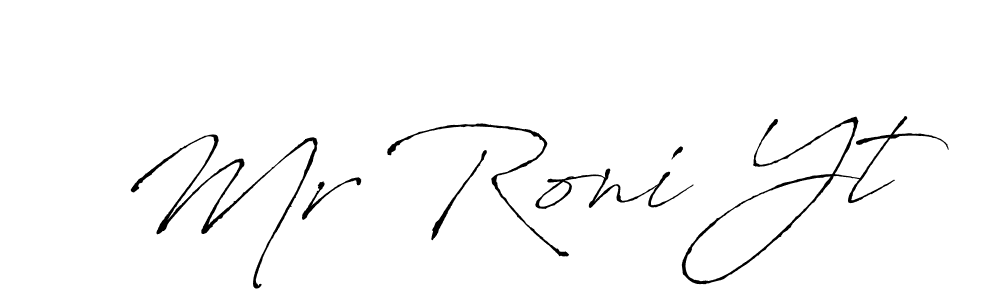 Make a beautiful signature design for name Mr Roni Yt. Use this online signature maker to create a handwritten signature for free. Mr Roni Yt signature style 6 images and pictures png