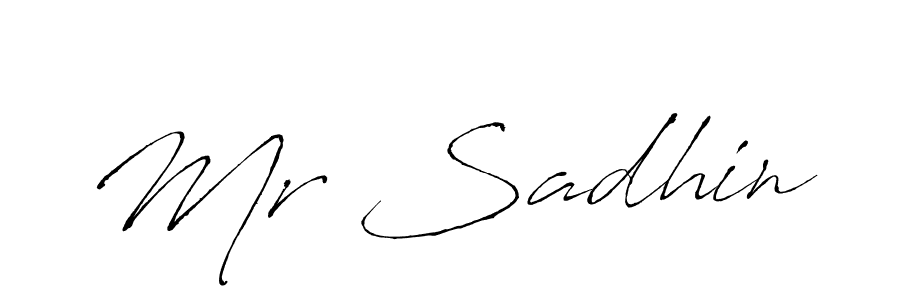 Make a beautiful signature design for name Mr Sadhin. Use this online signature maker to create a handwritten signature for free. Mr Sadhin signature style 6 images and pictures png