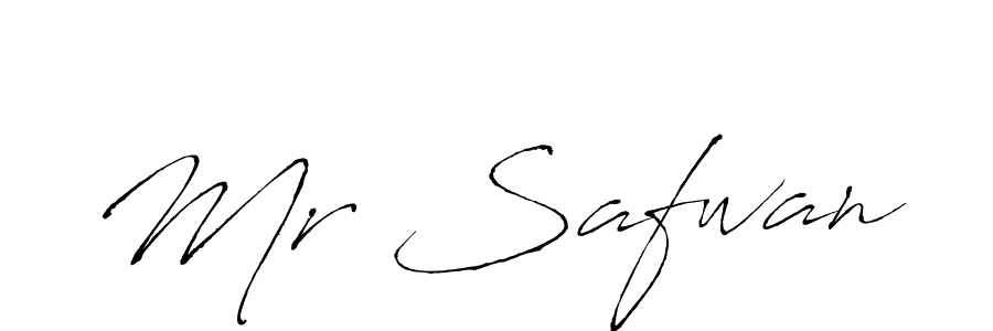 Make a beautiful signature design for name Mr Safwan. With this signature (Antro_Vectra) style, you can create a handwritten signature for free. Mr Safwan signature style 6 images and pictures png