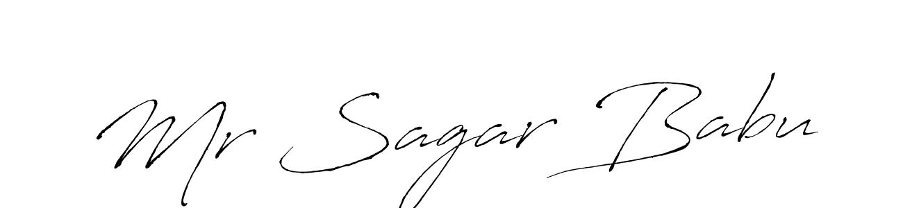 Antro_Vectra is a professional signature style that is perfect for those who want to add a touch of class to their signature. It is also a great choice for those who want to make their signature more unique. Get Mr Sagar Babu name to fancy signature for free. Mr Sagar Babu signature style 6 images and pictures png