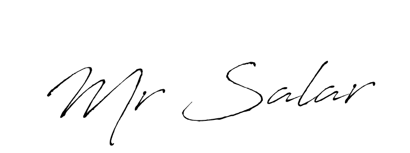 How to make Mr Salar name signature. Use Antro_Vectra style for creating short signs online. This is the latest handwritten sign. Mr Salar signature style 6 images and pictures png