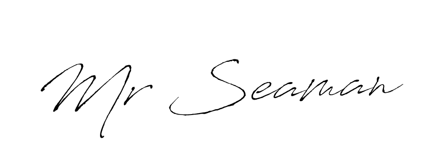 You should practise on your own different ways (Antro_Vectra) to write your name (Mr Seaman) in signature. don't let someone else do it for you. Mr Seaman signature style 6 images and pictures png