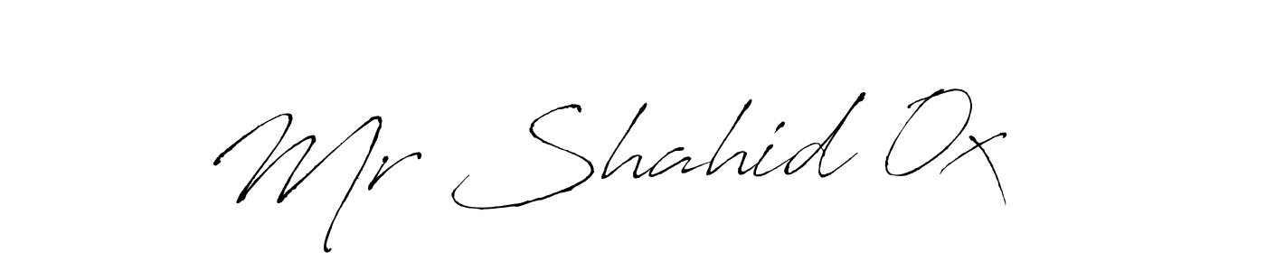 Create a beautiful signature design for name Mr Shahid 0x  . With this signature (Antro_Vectra) fonts, you can make a handwritten signature for free. Mr Shahid 0x   signature style 6 images and pictures png